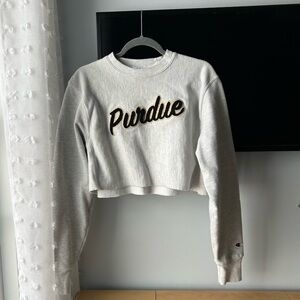 COPY - CHAMPION Purdue University Cropped Crewneck Size S